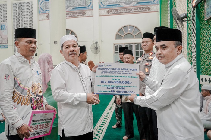 Bulan Ramadhan, PT RAPP Salurkan Bantuan Untuk 3220 Anak di Provinsi Riau